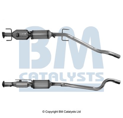 BM CATALYSTS Сажевый / частичный фильтр, система выхлопа ОГ BM11076HP